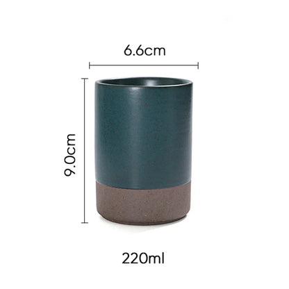Decorbites™ Japanischer Stil Keramik-Tee-Kaffee-Tassen Latte-Becher Espresso-Nachmittagstasse Wasserkrug