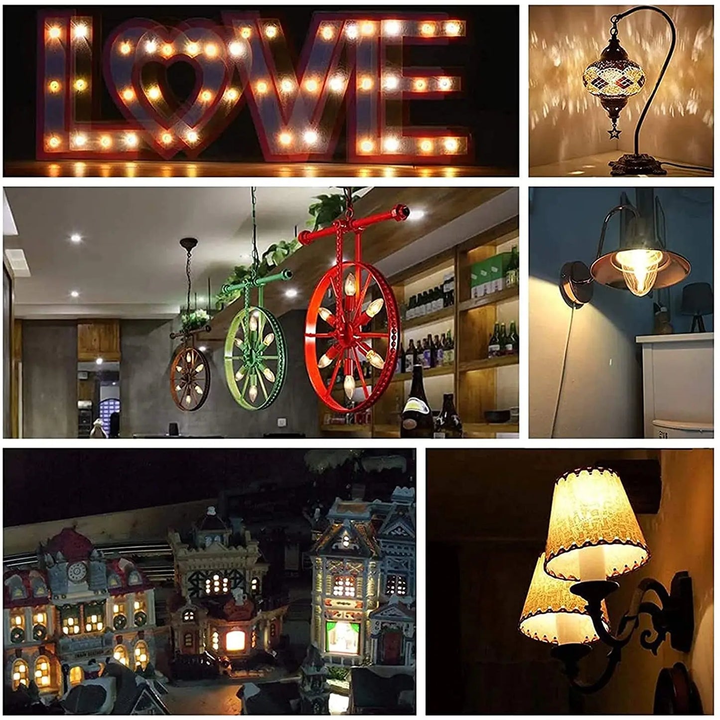 Decorbites™ LED-Filamentlampe Klarer Glas T16 A19 ST64 Dimmbare Vintage-Lampe