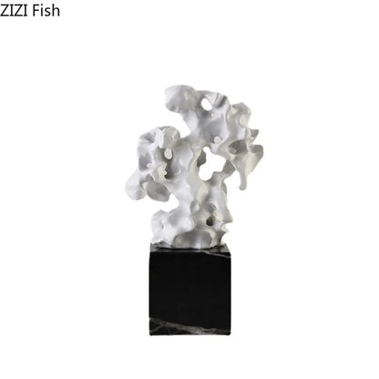 DecorBites™ Coral Creative Resin Sculpture, Modern Taihu Stone Desk Ornament for Home Decor