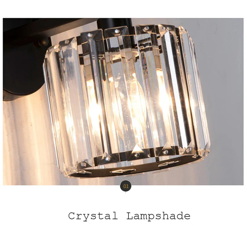 DecorBites™ Crystal Bird Wall Lamp: Modern Retro Luxury Light for Living Room Bedroom Aisle