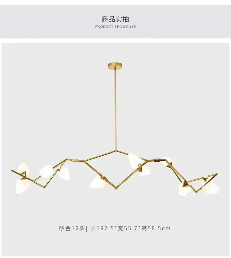Gold Luxurious Indoor Chandelier