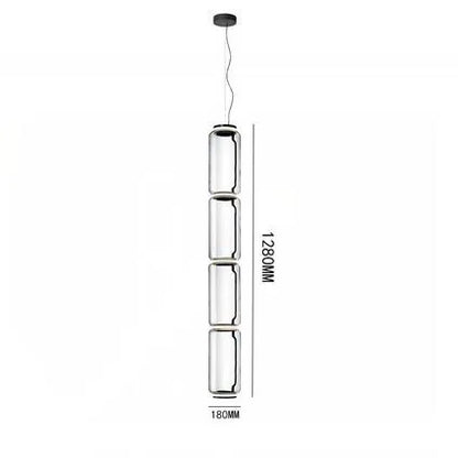 DecorBites™ Glass LED Pendant Light - Stylish and Modern Illumination for Various Spaces