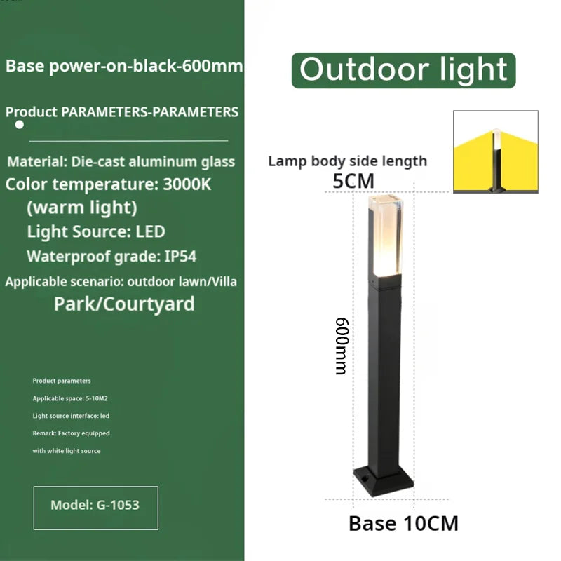 DecorBites™ LED Lawn and Courtyard Lights for Garden Villa Park Landscaping