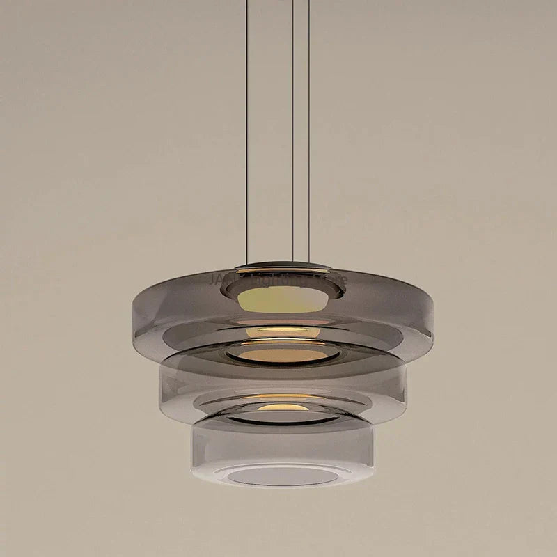 DecorBites™ Glass Chandelier LED Pendant Lights Modern Home Decor