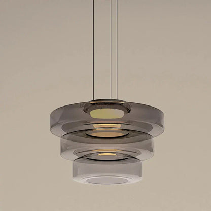 DecorBites™ Glass Chandelier LED Pendant Lights Modern Home Decor