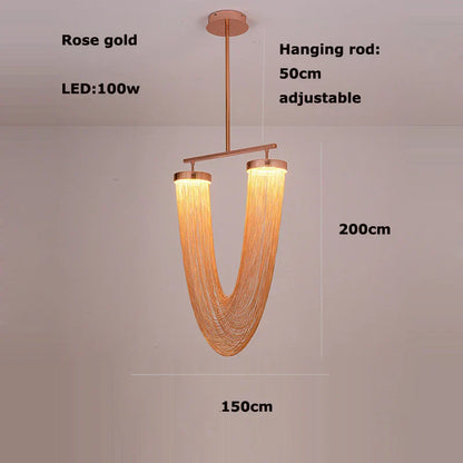 Decorbites™ LED-Aluminium-Deckenleuchter Beleuchtung Hängelampen für Foyer