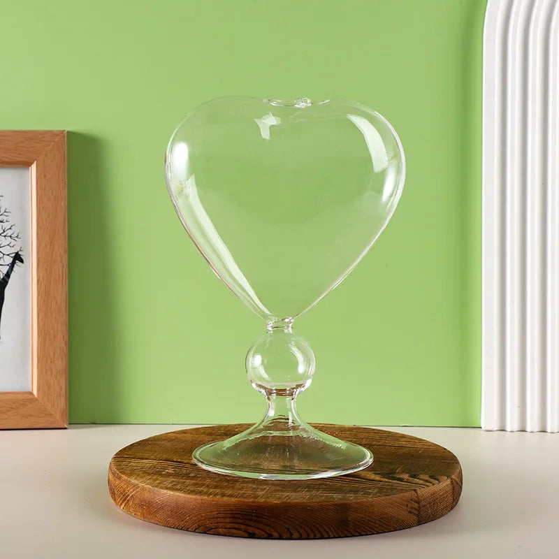 Heart Glass Mug Set