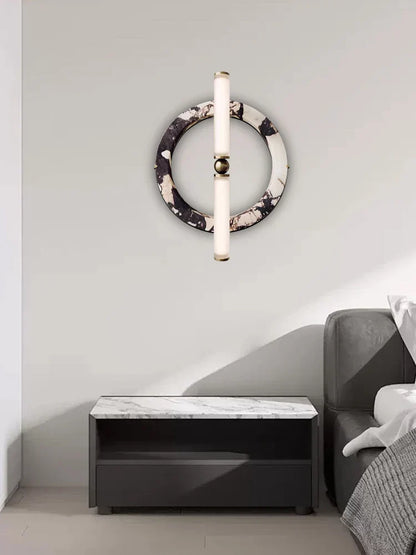 Decorbites™ Grün-Schwarze Marmor-Wandleuchte für die Dekoration von Zuhause und Café