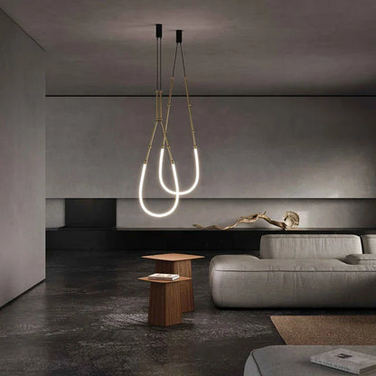 Decorbites™ Lineare Kreative Kronleuchter: Nordisch-italienisches Designer-Modernes Beleuchtung für Wohnzimmer und Lobby