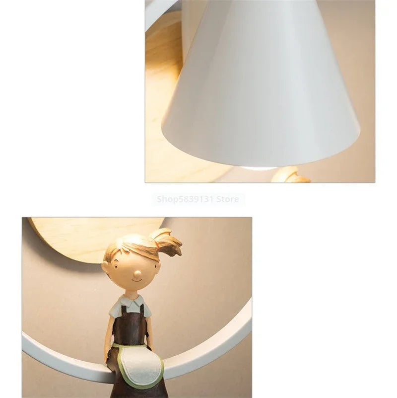 Decorbites™ Eisen LED Wandlampen, nordisches modernes Design für Wohnzimmer, Schlafzimmer, Gang, Hotel
