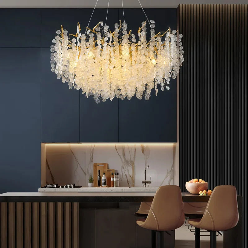 Decorbites™ Kristall-Geldbaum-Leuchter – Moderne LED-Hängeleuchte für luxuriöse Wohnbereiche