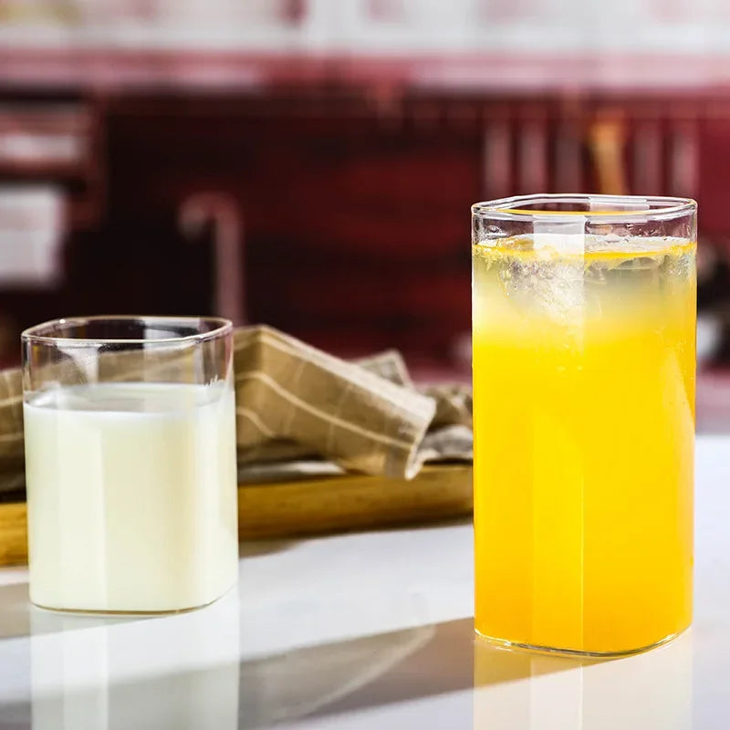 Decorbites™ Glas-Kaffeetasse Teetasse Becher mit Henkel Trinkgeschirr Frühstück Milchbecher Glasbecher