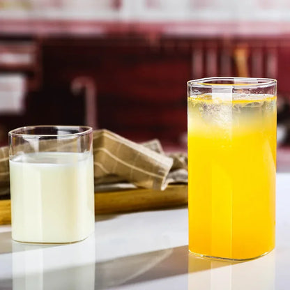 Decorbites™ Glas-Kaffeetasse Teetasse Becher mit Henkel Trinkgeschirr Frühstück Milchbecher Glasbecher