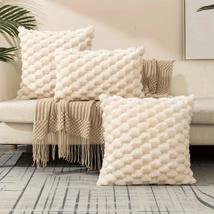 DecorBites™ Knit Decorative Pillow Covers Soft Modern Cushion for Living Room Sofa