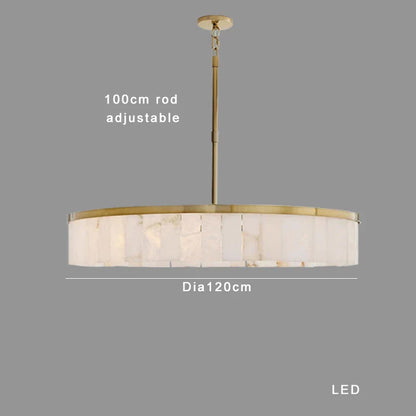 Decorbites™ Gold Marmor Deckenleuchte rund elegantes luxuriöses Anhängerleuchte