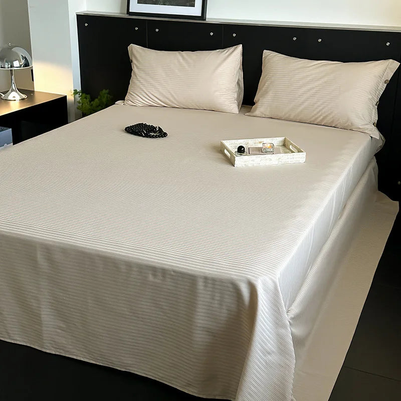 Cotton Satin Bed Sheet Set