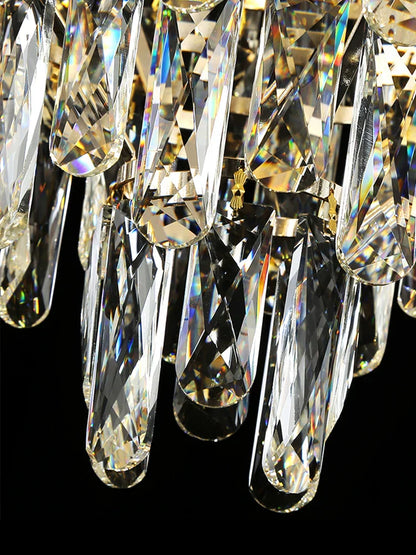 DecorBites™ Elegant Crystal Chandelier LED Lighting for Living Room - Modern Luxury Design