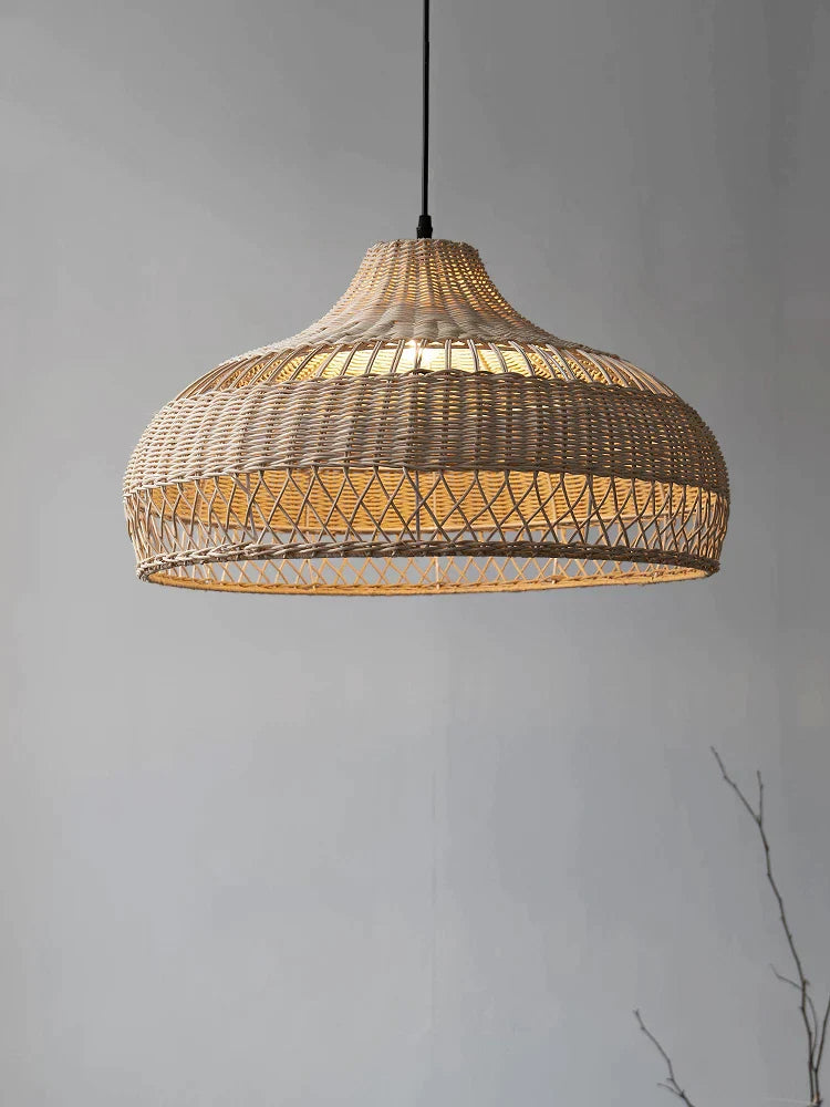 Decorbites™ Bambus-Rattan-Hängeleuchten für Küsten-Wabi-Sabi-Heimdekoration