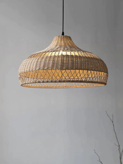 Decorbites™ Bambus-Rattan-Hängeleuchten für Küsten-Wabi-Sabi-Heimdekoration