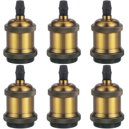 Decorbites™ Industrielle Retro-Lampenfassung Basis E26 E27 Vintage-Aufnahme für Anhänger-Deckenleuchte