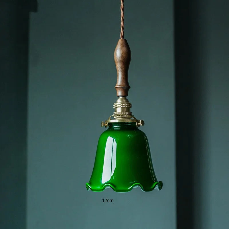 Green Vintage Pendant Light Japanese-America Style