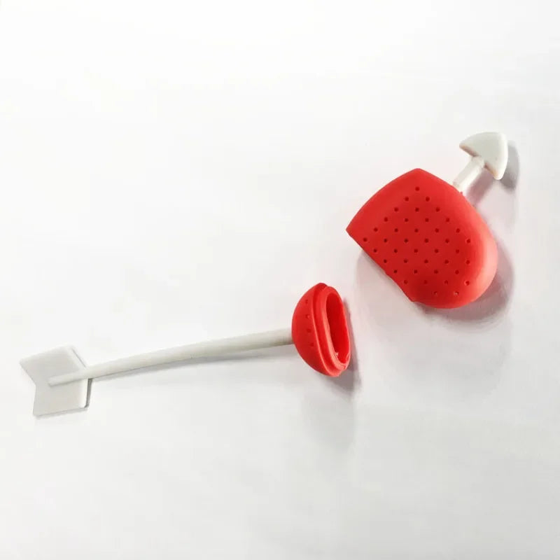 Decorbites™ Herz-Teeaufgussbehälter, Teekannen-Zubehör, ungiftiges lebensmittelechtes Plastik