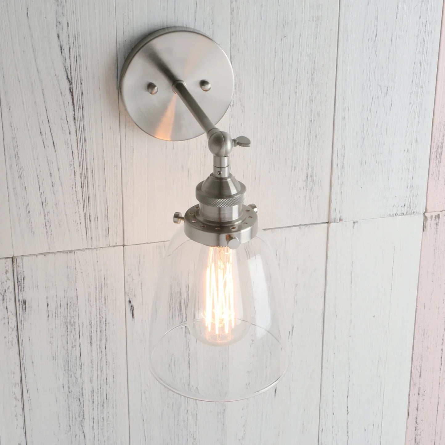 Decorbites™ Klare Glaswandlampe: Moderne Wandleuchte Spiegel-Lichtarmatur für vintage Innenraumdekoration
