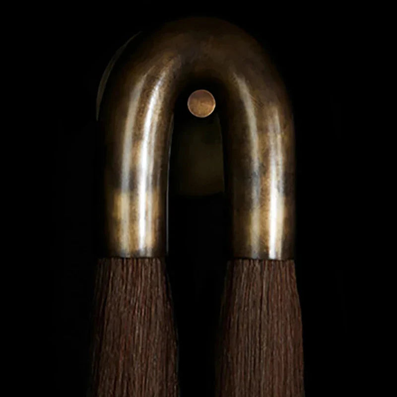 Decorbites™ Pferdehaar-Wandlampe Altgold Silber Schwarz Metall Stoff Licht