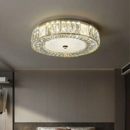 Decorbites™ Goldener Kristall-Deckenleuchter: Moderne Luxus-LED-Leuchte für das Wohnzimmer
