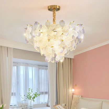 Decorbites™ Glas Blume Prinzessin Zimmer LichtLux Postmodern Französisch Creme Wind Lampe