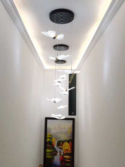 Decorbites™ Elegante Schmetterlings-Kronleuchter für Treppen, Schlafzimmer, Küche & Mehr