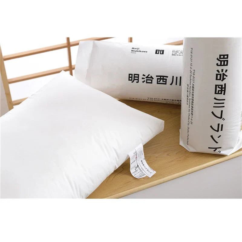 Decorbites™ Baumwoll-Rechteck-Nackenkissen - Hotelqualität einfarbig für Zuhause