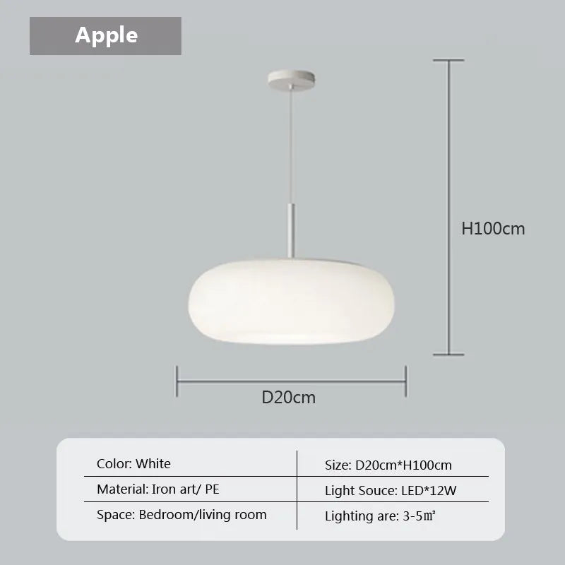 Decorbites™ Sahneapfel LED-Hängeleuchte für gemütliche Beleuchtung im Hausdekor