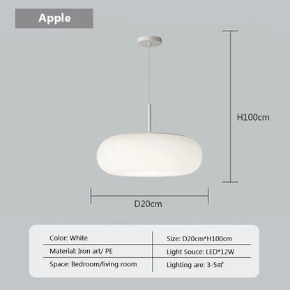 Decorbites™ Sahneapfel LED-Hängeleuchte für gemütliche Beleuchtung im Hausdekor