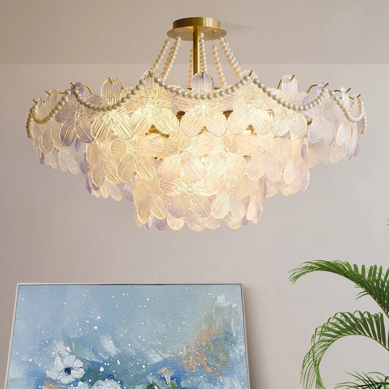Decorbites™ Blattloser Kristall-Lüster: Moderne französische Beleuchtung für Wohnzimmer und Schlafzimmer