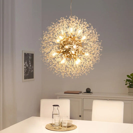 Decorbites™ Dandelion Spark LED-Kronleuchter – Moderne Kunst-Kristalllampen für die Hausdekoration