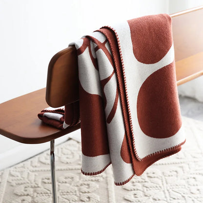 DecorBites™ Jacquard Imitation Cashmere Throw Blanket - Soft & Cozy Home Decor Essential