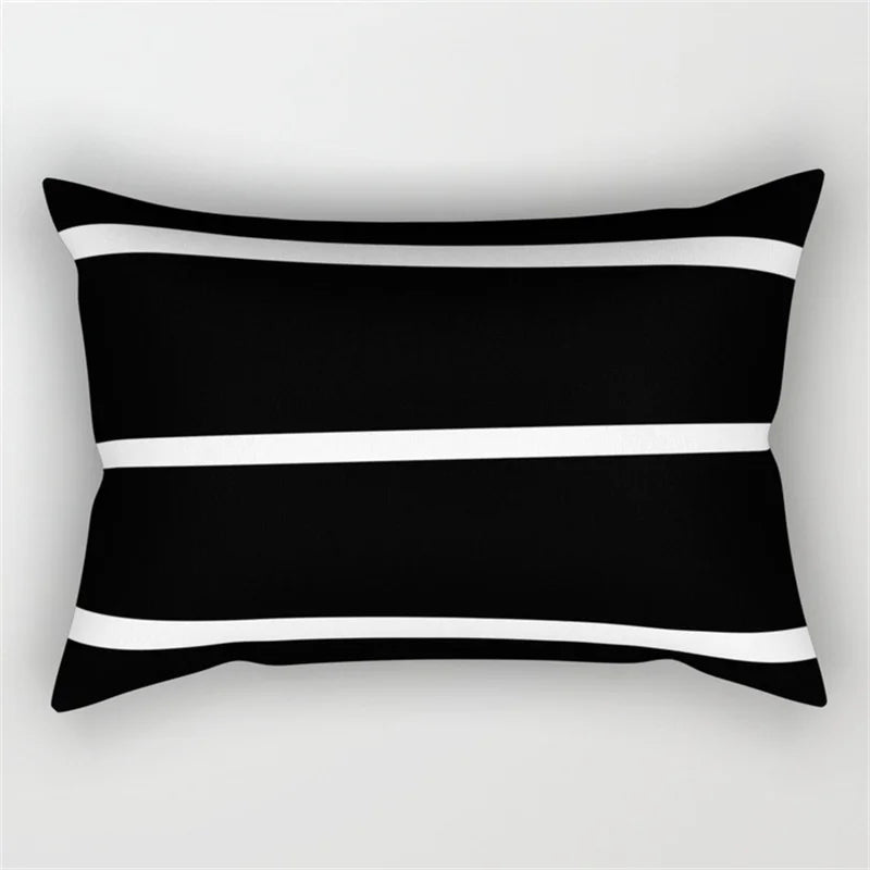 Decorbites™ Geometrisches Wellenlinien-Taljen-Kissenbezug-Set