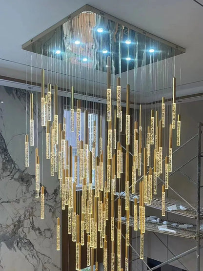 Decorbites™ Große Luxus-Kristall-LED-Kronleuchter für das Wohnzimmer - Maßgefertigte Hängeleuchten