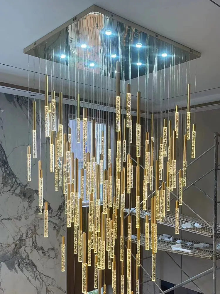Decorbites™ Große Luxus-Kristall-LED-Kronleuchter für das Wohnzimmer - Maßgefertigte Hängeleuchten
