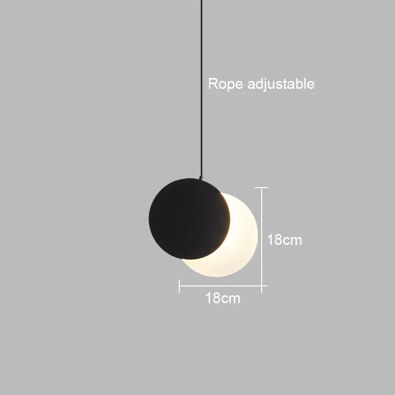 Decorbites™ Halbmond-LED-Hängeleuchter für modernes minimalistisches Dekor
