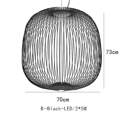 DecorBites™ Industrial Birdcage Iron Table Lamp for Bar, Restaurant, Hotel - LED Lighting