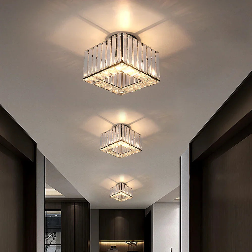 DecorBites™ Crystal LED Pendant Light for Kitchen Dining Living Room