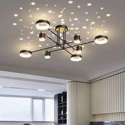 Decorbites™ LED-Kronleuchter: Moderne smarte Fernbedienungs-Deckenleuchte für Wohnzimmer, Schlafzimmer, Esszimmer und Küche