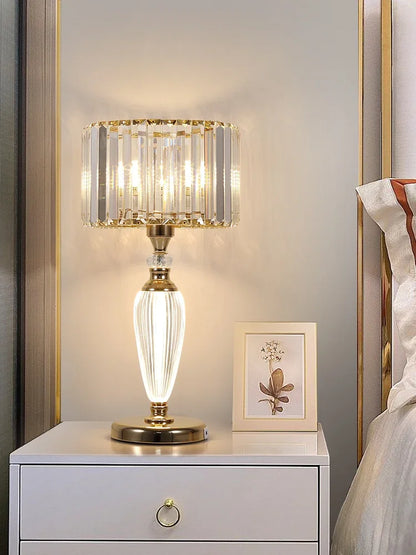 DecorBites™ Crystal Desk Lamp: Modern High-End Decorative Bedside Light