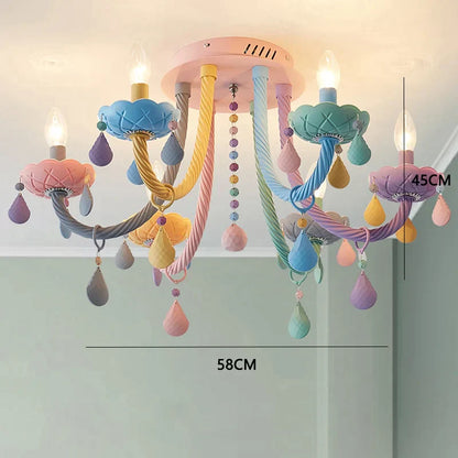 Decorbites™ Kinderzimmer LED-Macarons-Deckenleuchter für Jungen und Mädchen Schlafzimmerdekoration