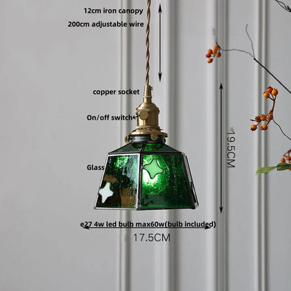 Decorbites™ Bunte Glas Tiffany-Stil LED-Hängeleuchte, moderne Hängelampe