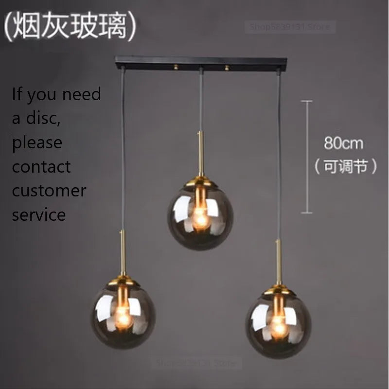 Decorbites™ Glas-Kugeln-Wandlampen LED Vintage Spiegel Nachttisch Schlafzimmerleuchte Modern Nordischer Stil