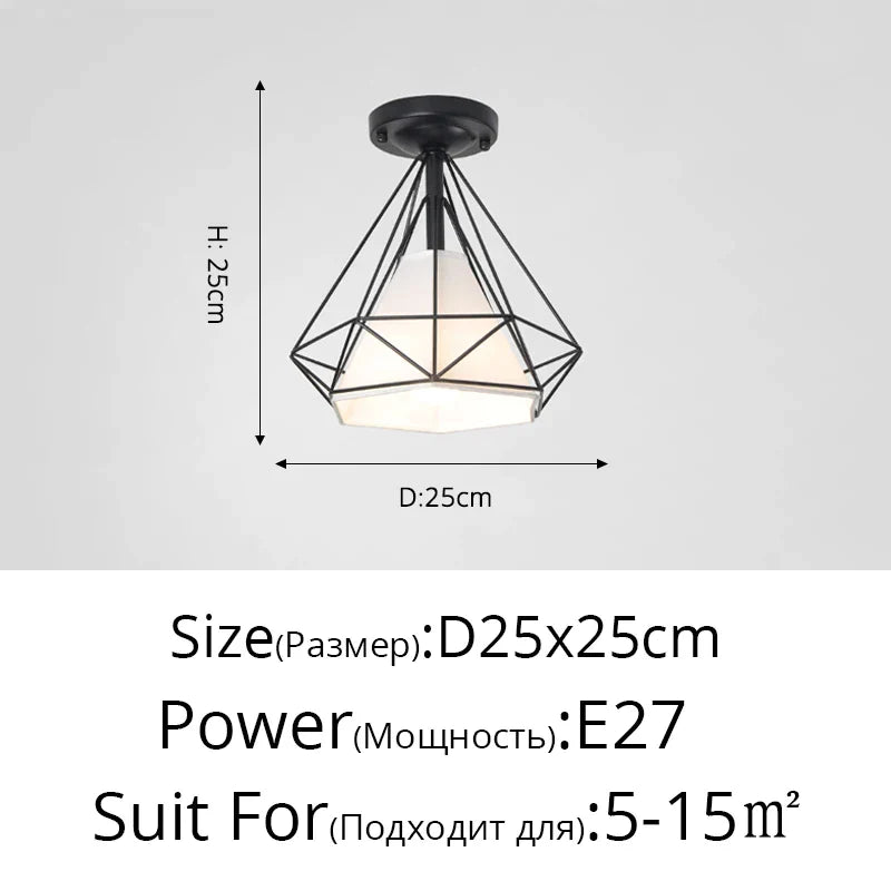 DecorBites™ Crystal Glass Nordic LED Chandelier for Modern Indoor Lighting