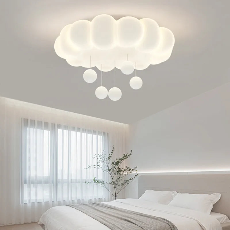 Decorbites™ Dimmbare Pendelleuchte mit PE-Lampenschirm für Wohnzimmer und Schlafzimmer